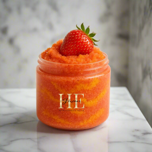 Strawberry Turmeric Exfoliating Sugar Scrub